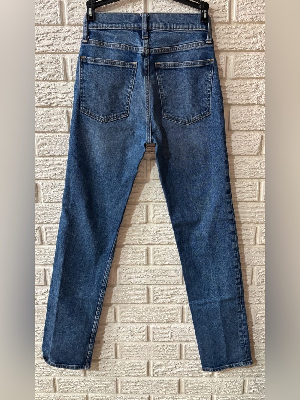 GAP '90s Slim Straight Leg High Rise Medium Wash 5-Pocket Size 0/25 - Picture 2 of 4
